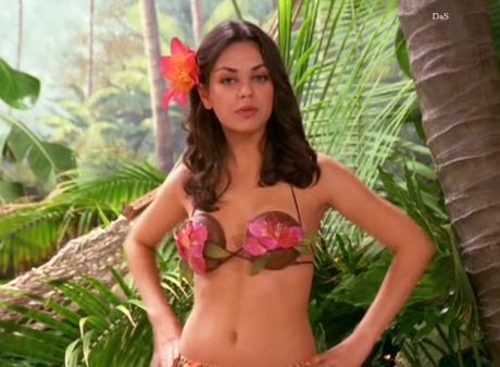 Mila Kunis That 70's Show Coconut Bikini