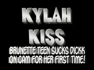 Kylah gurgles cock on cam...