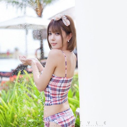 Plaid Tankini