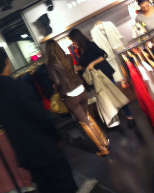 perfect ass at Harrods London