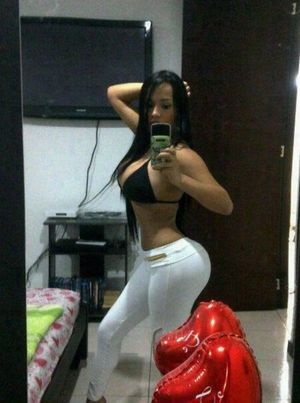 Beautiful brunette in a hot novice photo