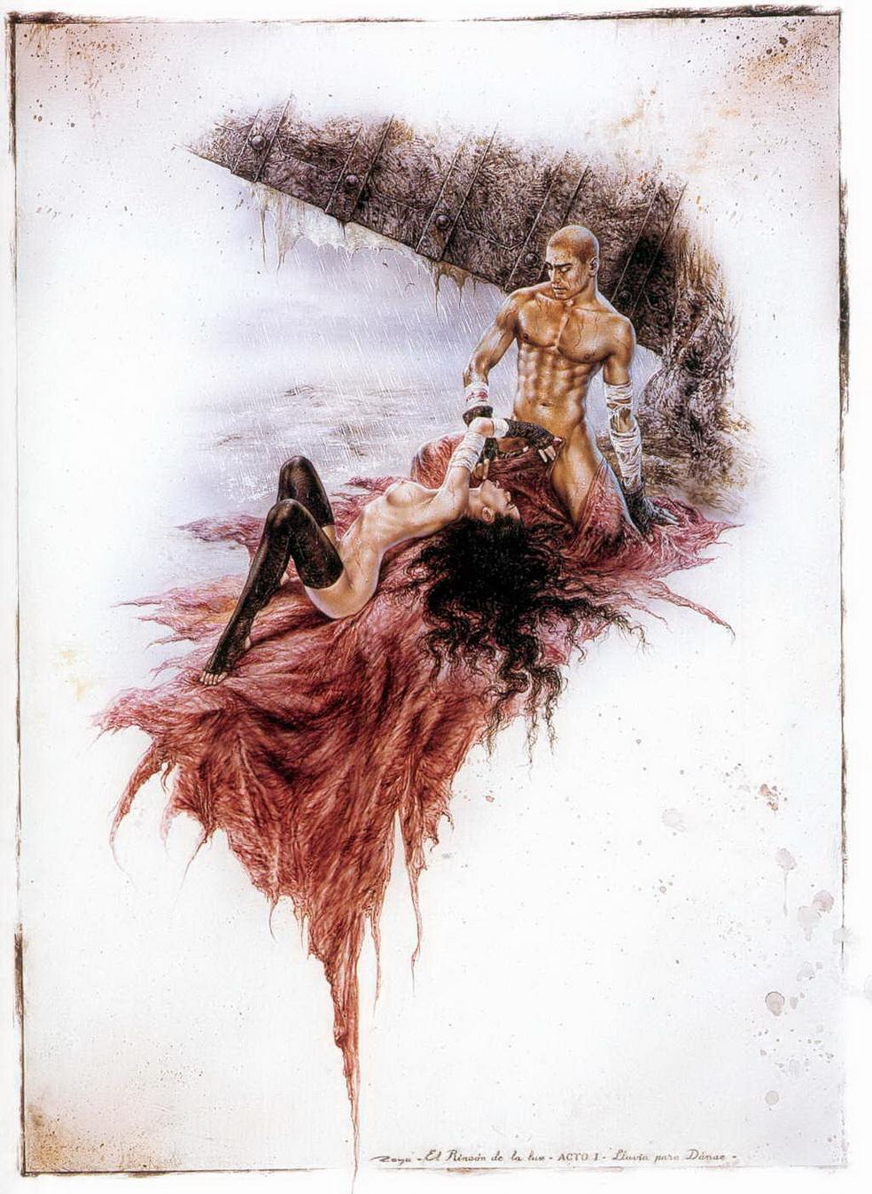Luis Royo - Prohibited Book I - Rain for Danae