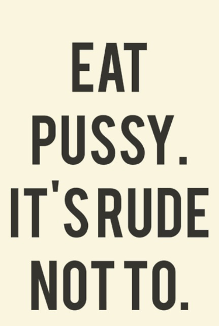 A message to the ladies