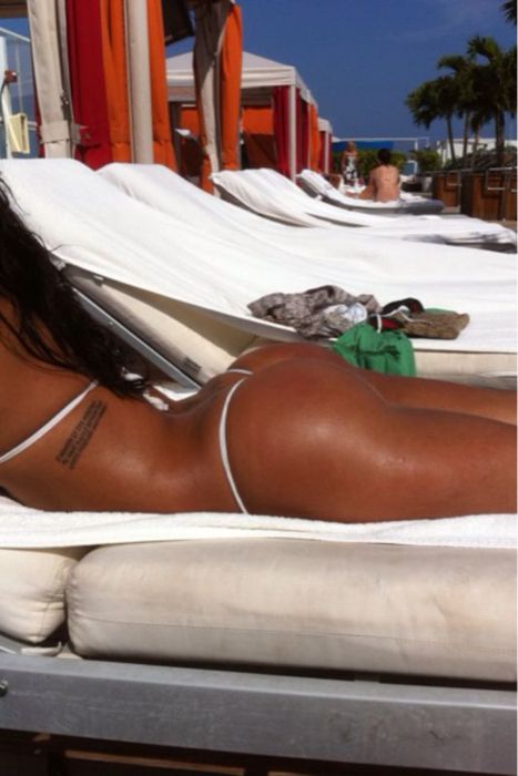 Sun kissed booty