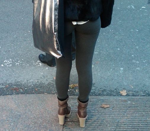 Not much hotter than sexy NYC StreetMeat in yogapants.Â  We need to have an East Coast vs West Coast StreetMeat Creep Off.
