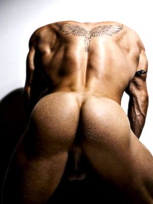 Hot photo with a sexy gay booty