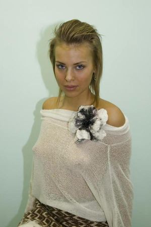 Hot photo with beautiful blonde