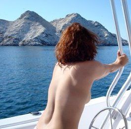 fishing naked