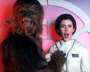 Chewbacca grope Princess Leia