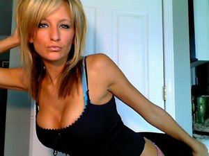 Hot blonde in this incredible picture