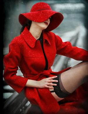 Amazing pic featuring gorgeous brunette stockings