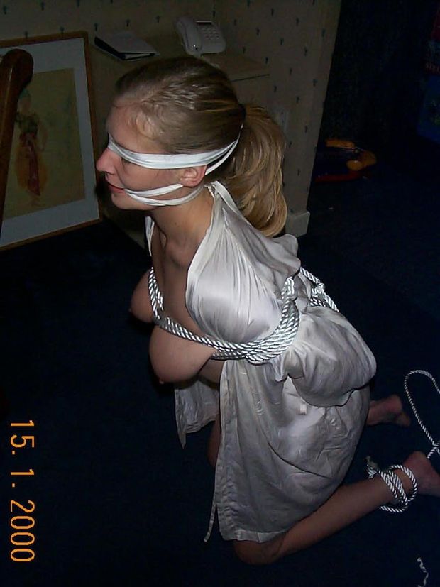 Awesome homemade bdsm photo with a beautiful novice