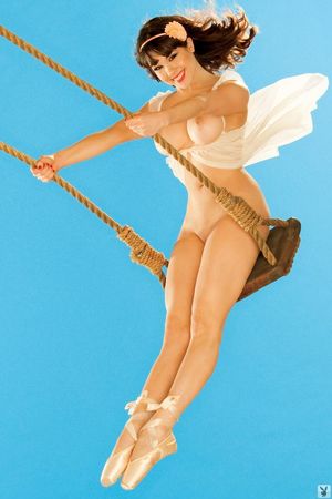 Incredible picture with stunning ash brown jugs