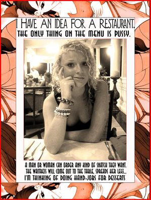 Awesome humor girlfriend picture with a beautiful bi blonde