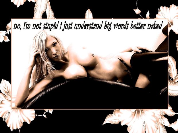 Fabulous blonde in a amazing funny wife photo
