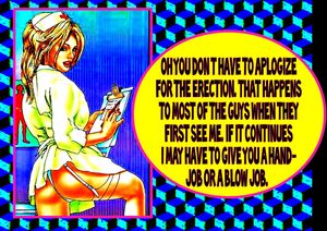 Awesome funny photo with a hot blonde