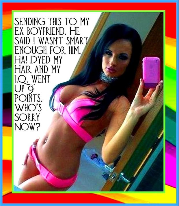 Sexy brunette boobs in a amazing funny picture