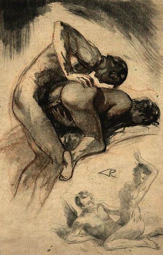 Incredible handjob vintage picture featuring sexy brunette