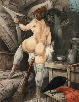 Hot brunette bra in a awesome hentai throwback pic