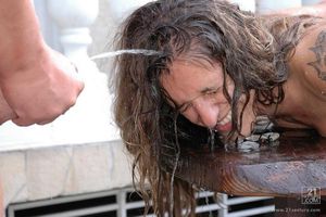 Lovely brunette in this awesome hardcore pic