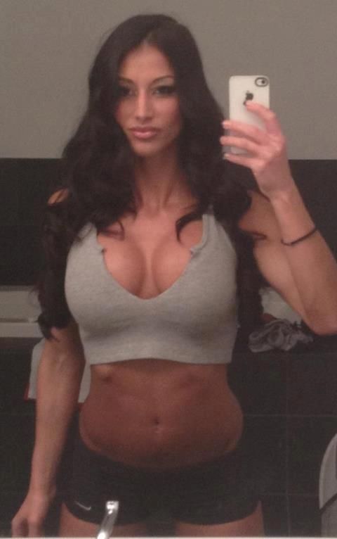 Stunning brunette boobs in this incredible photo