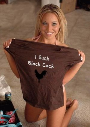 Stunning blonde in this amazing interracial picture