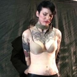 Awesome novice bondage pic with hot rookie