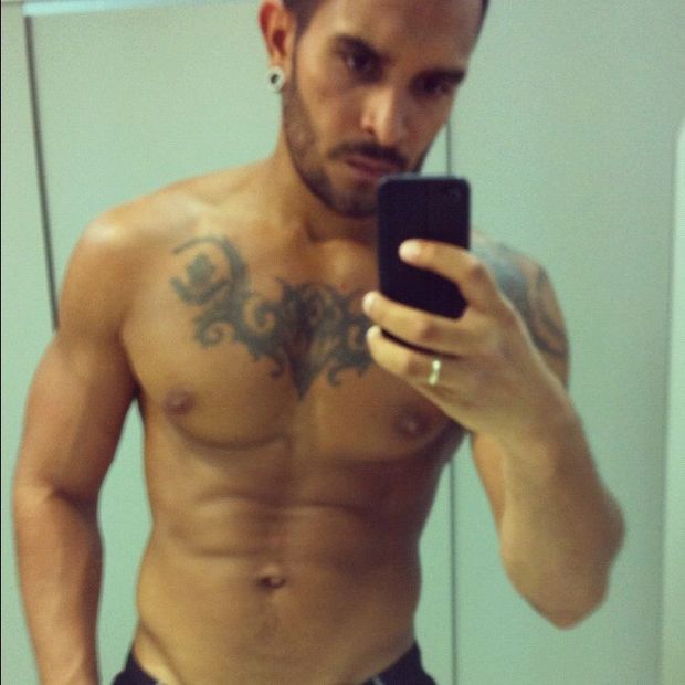gay pornstar Lucio Saints! "big cock"