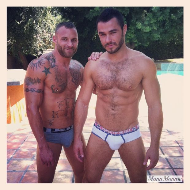 gay pornstar Derek Parker & Jessy Ares.