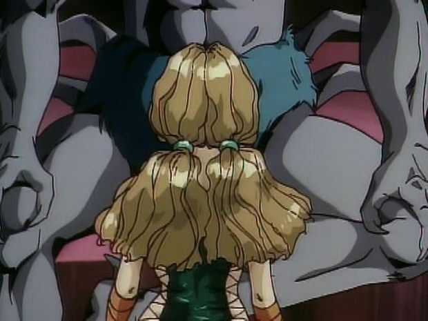 Sweet hentai blonde 18 yr old sucking the huge monstrous dick of a sadistic demon