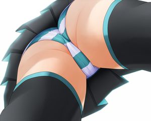 Beautiful butt stockings in this awesome hentai costume picture