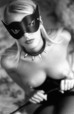 Awesome bondage pic with a stunning blonde