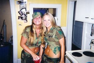 Amazing blonde in amazing uniform photo