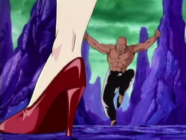 Naked sexy hentai lady fights this asshole and then end up fucking hard.