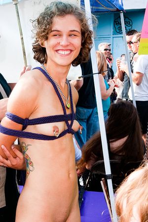 Stunning homemade in a awesome beginners bondage photo