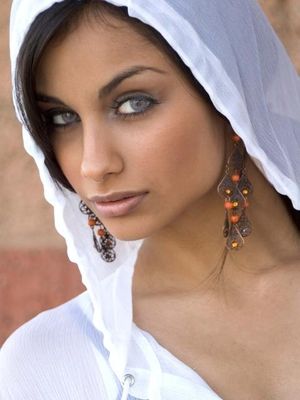 Hot photo with a beautiful brunette