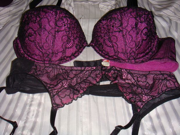 Superb lingerie in amazing thong photo