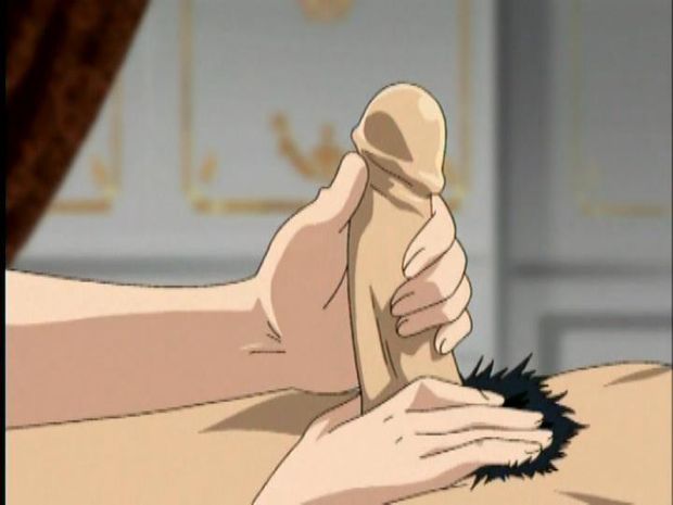 Hentai teen getting ready to suck a big dick