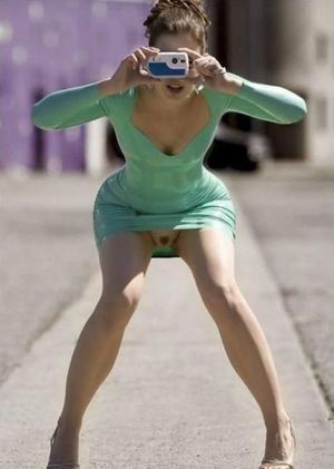 She wonders why the guys just smile at her when she take their picture.