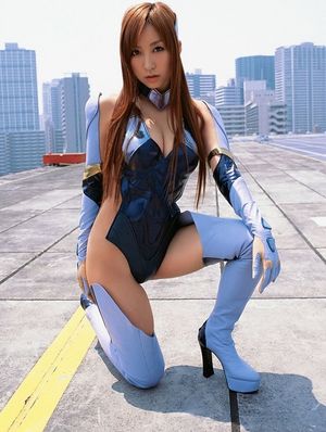 Amazing amateur costume photo featuring beautiful japanese