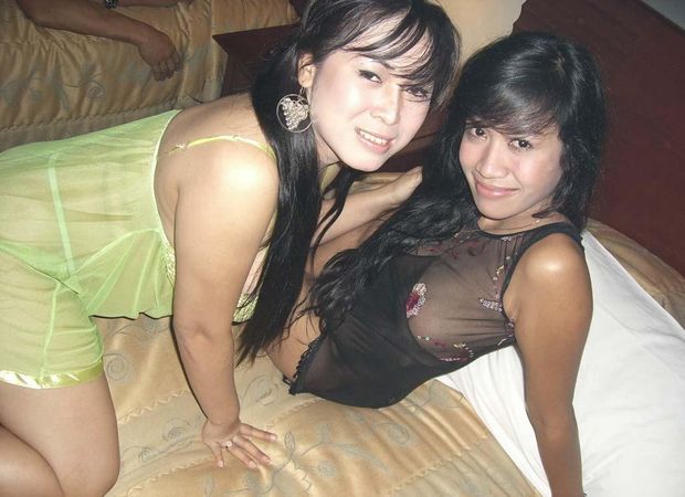 Amazing lesbian thai in a incredible party picture