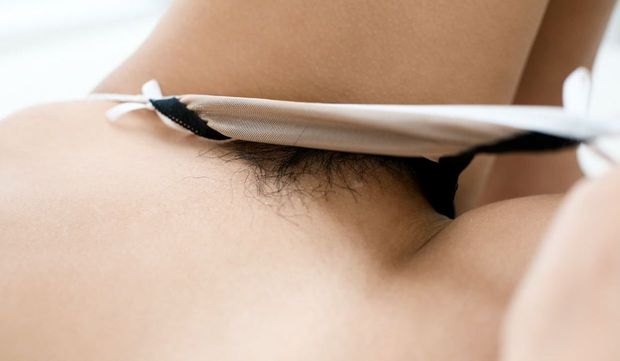 Stunning thai hairy in this incredible thong vagina photo