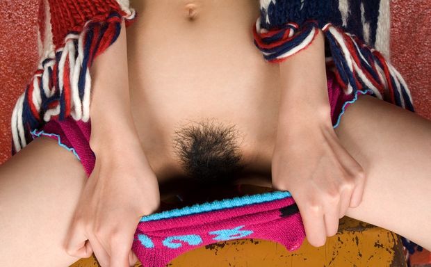 Sexy asian natural in a hot homemade pussy picture