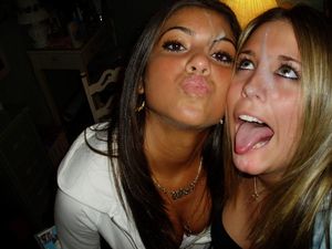 Incredible cum covered picture