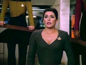 Deanna Troi cleavage
