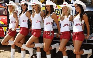 Beautiful blonde in a hot uniform photo