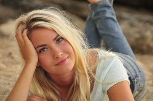 Gorgeous blonde in this amazing wife pic