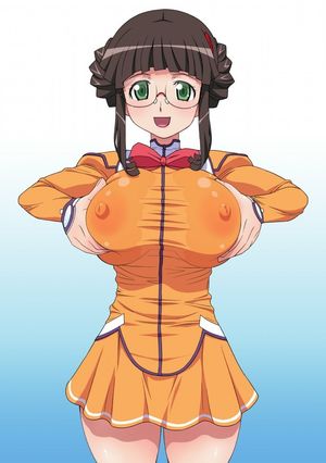 Superb big tits in incredible anime porn photo