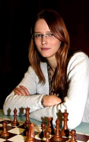 Carmen Kass, president of the Estonian National Chess League in 2004