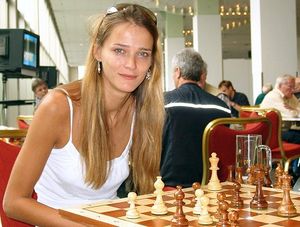 Carmen Kass, president of the Estonian National Chess League in 2004